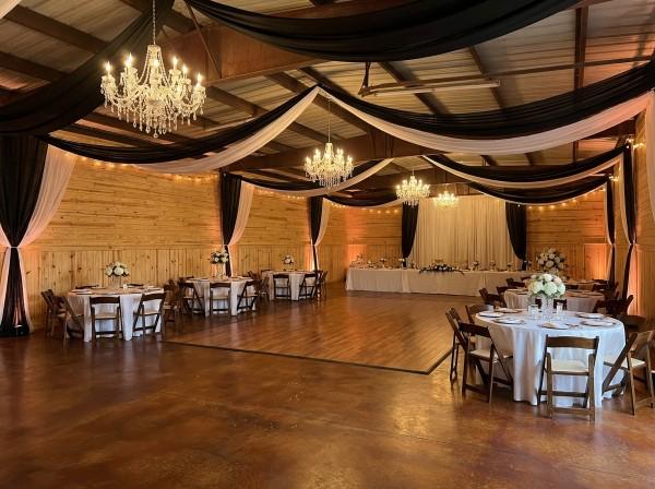 Interior venue rendering — clean ballroom